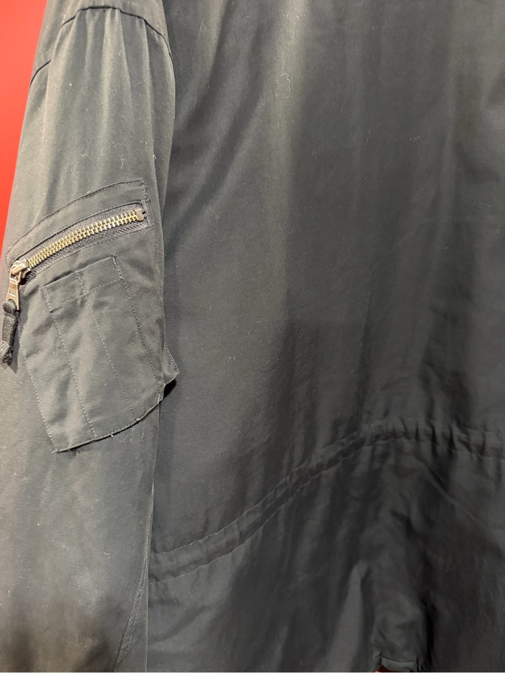 Vintage Polo Ralph Lauren Black Military Field Jacket XXL Utility Coat Lined - Picture 11 of 11